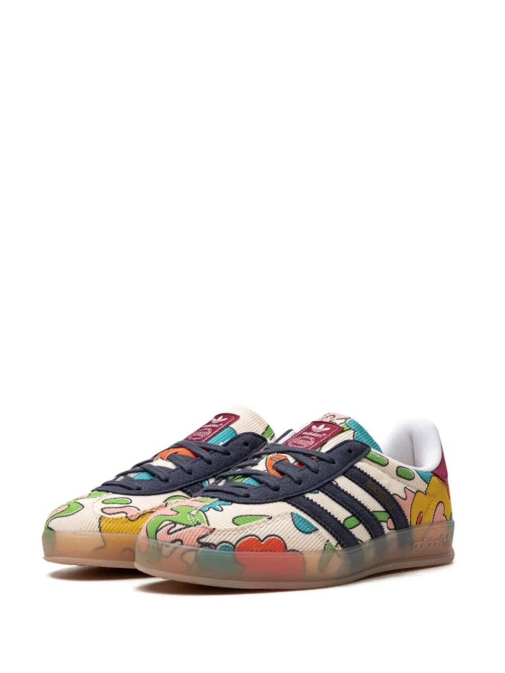 ADIDAS SW GAZELLE INDOOR SEAN WOTHERSPOON ECRU TINT GOLD GRAFFITI IG2849 10.5 US